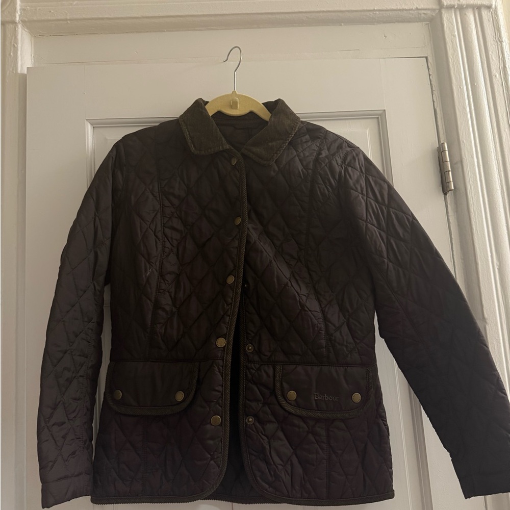 Barbour Women's Dark Brown Quilted Utility Jacket